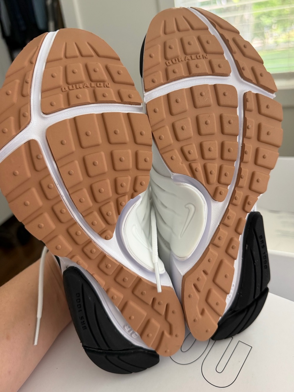Nike White Black Gum air presto nike by you Sneakers - Picture 5 of 6